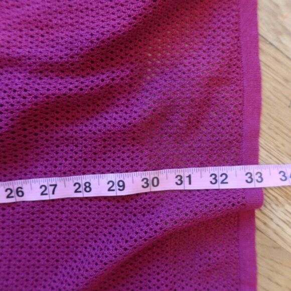 NWT CATHERINE'S cardigan sweater 5X open front long pink mesh cotton knit light - Picture 10 of 10